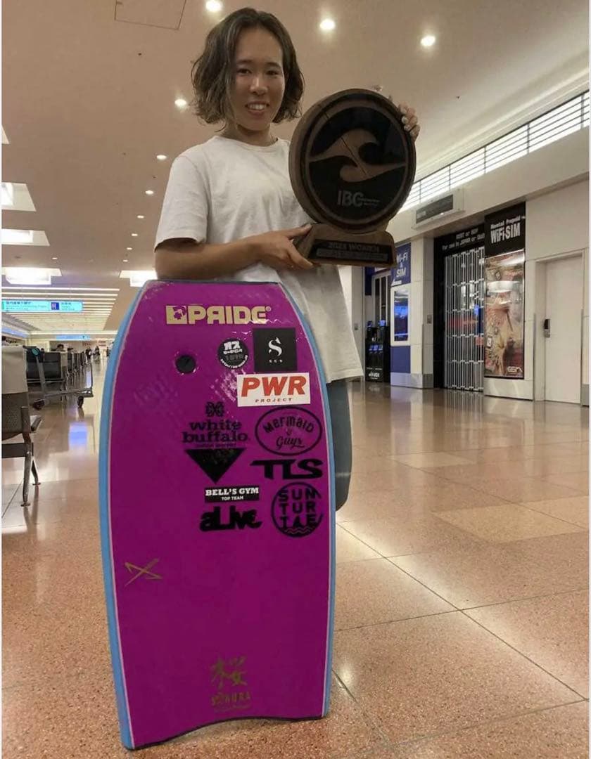 【値段交渉OK 】PRIDE ボディボード パープル✖️グレー