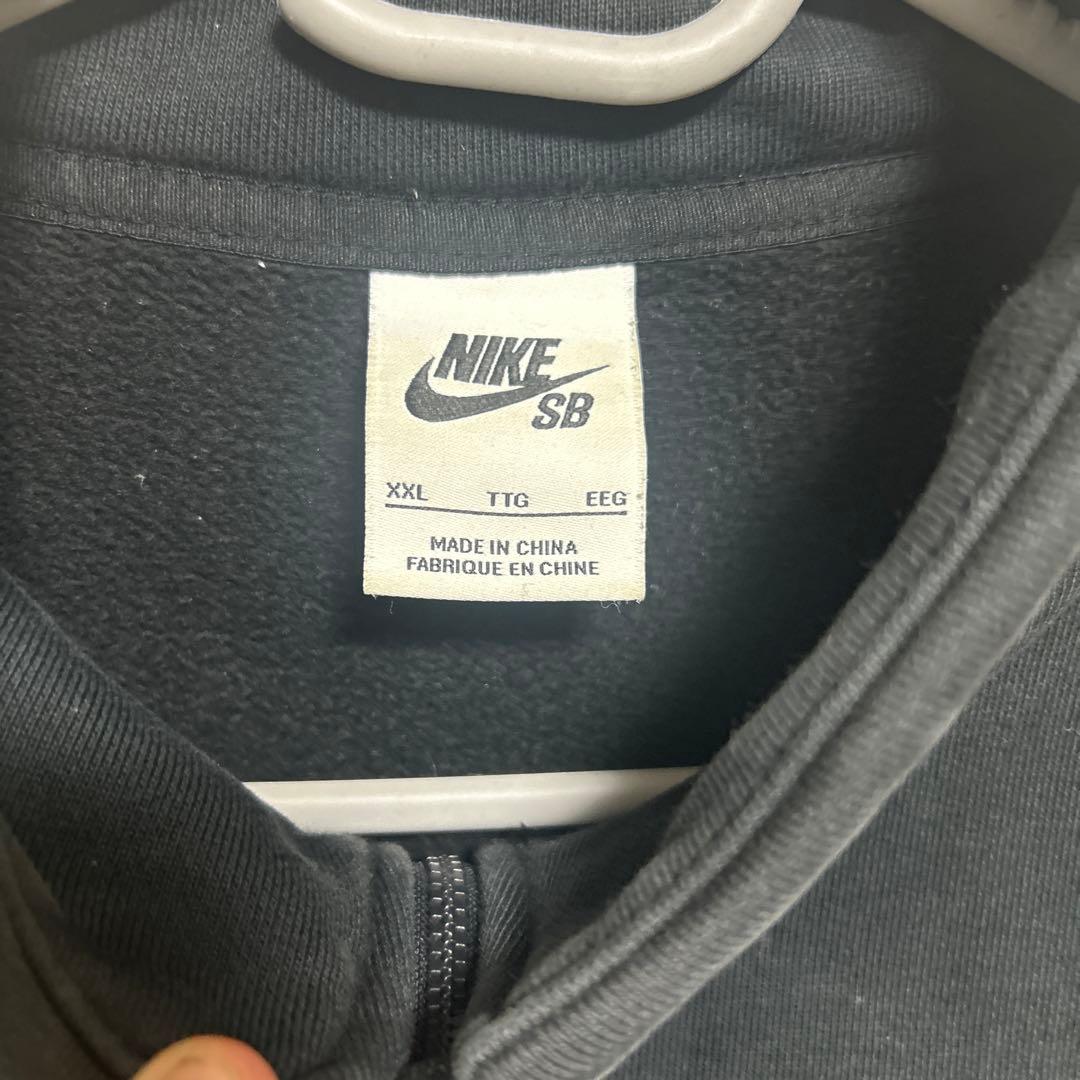 Nike SB ハーフジップ スウェット XXL ブラック