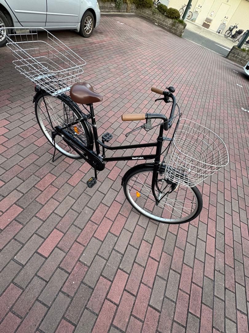 前後ステンレス籠付き、お買い物仕様ママチャリ(26㌅)配達します。(関西圏のみ)