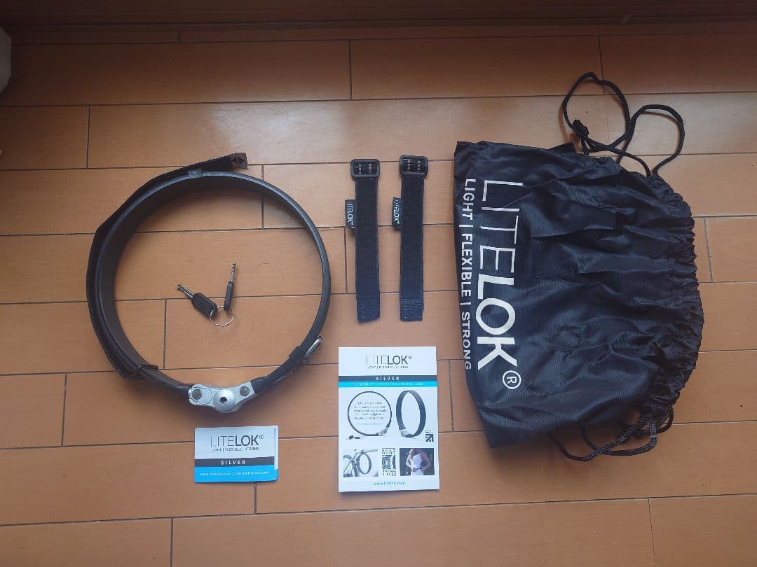 ベルトのように巻ける！ 軽量・強力な自転車ロック　LITELOK 新品未使用