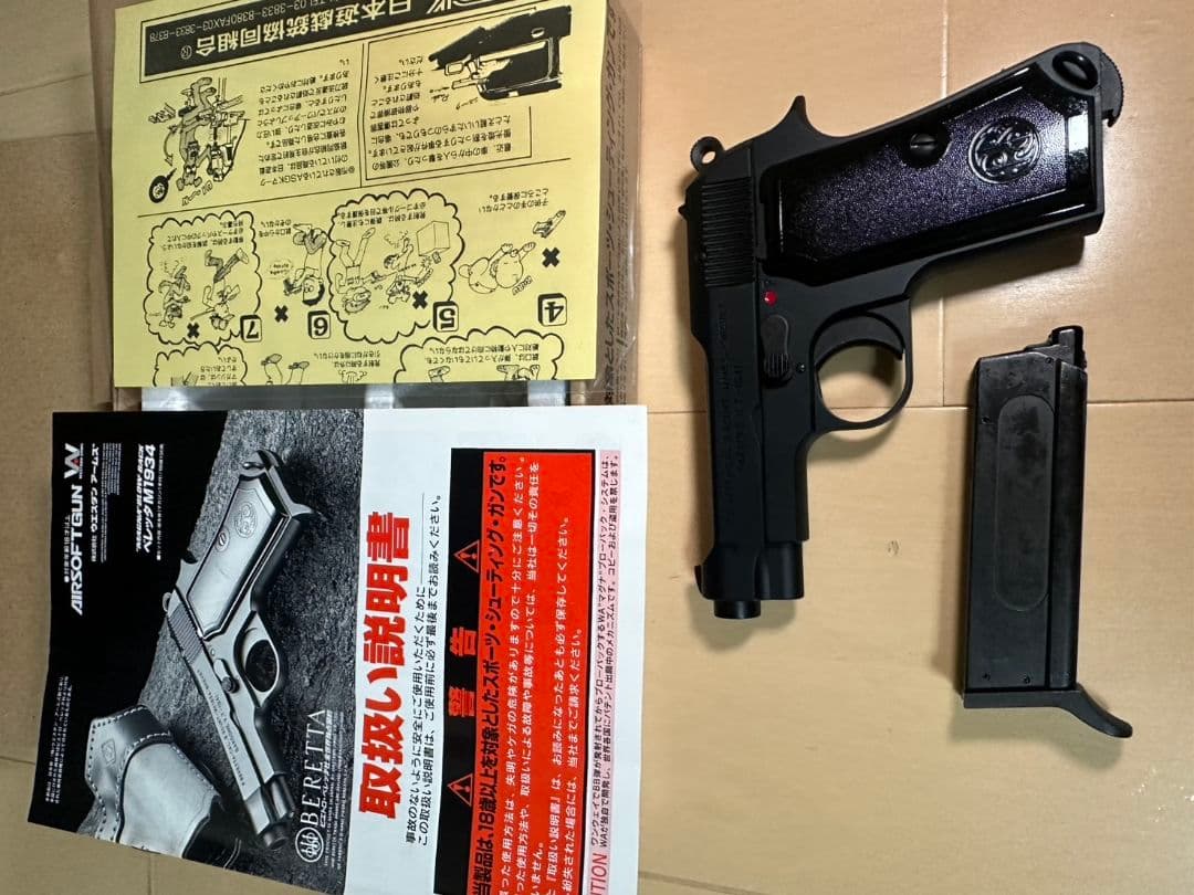 【ガスブロ】WA ベレッタM1934 カーボン・ブラックHW