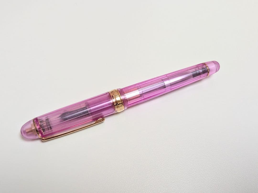 PLATINUM プラチナ 万年筆 #3776 センチュリー ニース リラ 太字