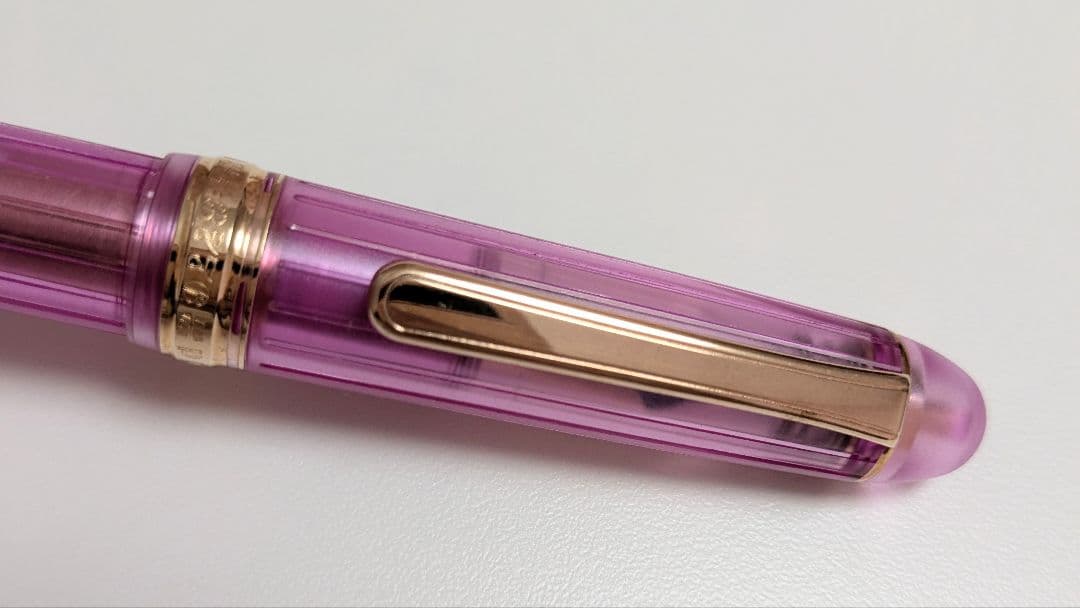 PLATINUM プラチナ 万年筆 #3776 センチュリー ニース リラ 太字