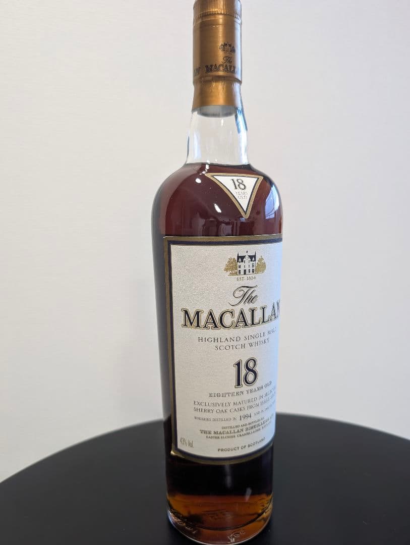 【未開栓・箱付き】ザ・マッカラン 18年 1994 ヴィンテージ　シェリーオーク