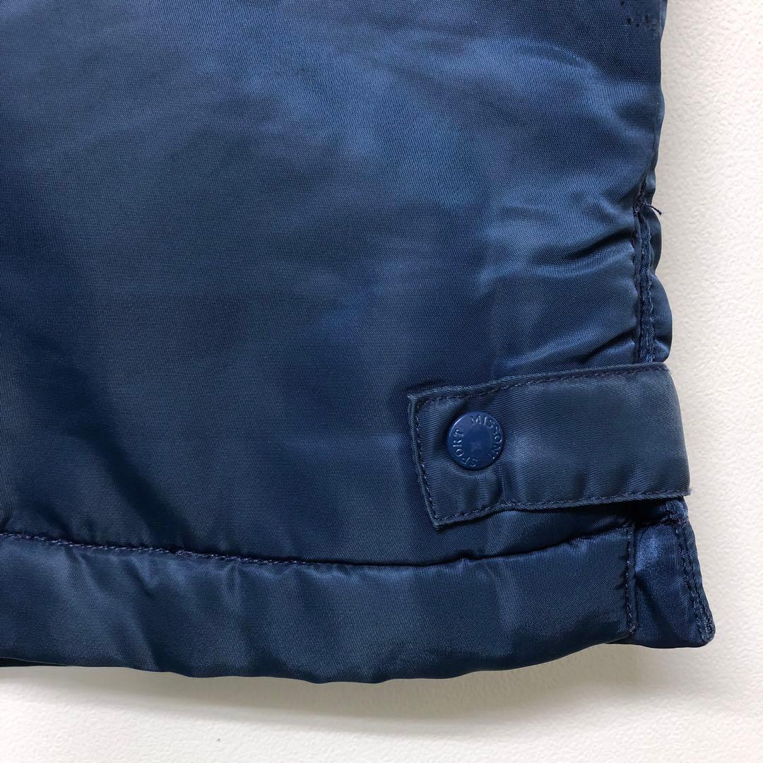 MISSONI SPORT 古着 カラフル ロゴ刺繍 フード付 ベンチコート