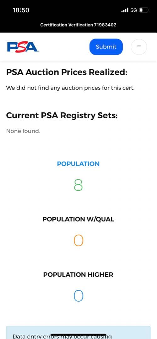 その他 gavi rc psa9 rainbow foil