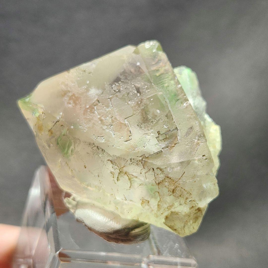 美品✨ほんのりピンク ペーニャブランカ産 フローライト原石