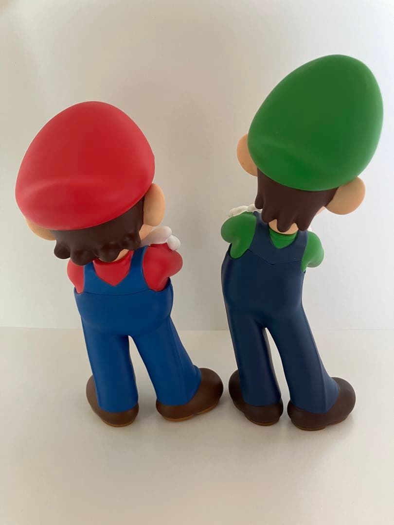 スーパーマリオブラザーズ デラックスソフビフィギュア DX マリオ＆ルイージ