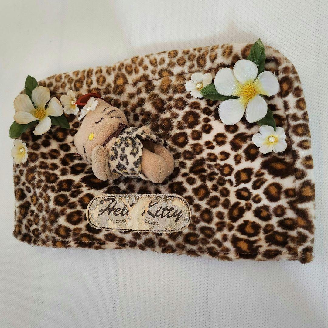 2002年製 ハローキティ ガングロ ヒョウ柄 ナビカバー カー用品