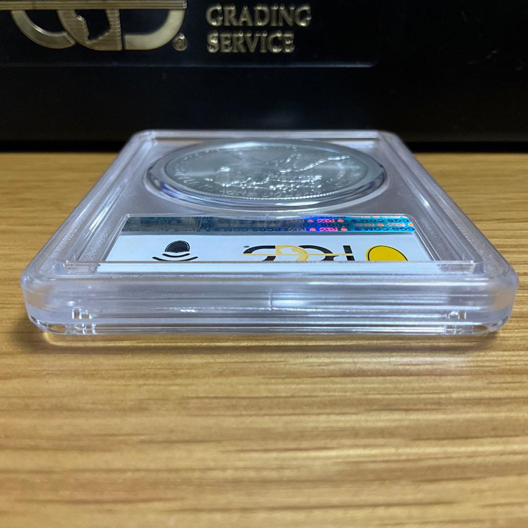 【新品】Eagleシルバーイーグル銀貨2022-W PCGS MS70 Blue