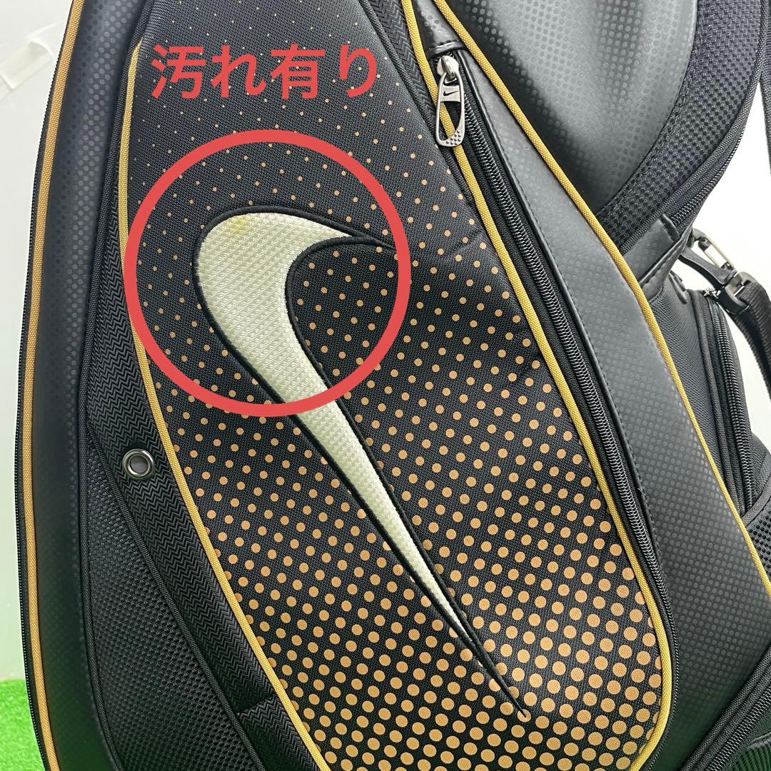 NIKE GOLF キャディバッグ 9インチ ゴルフバッグ 黒