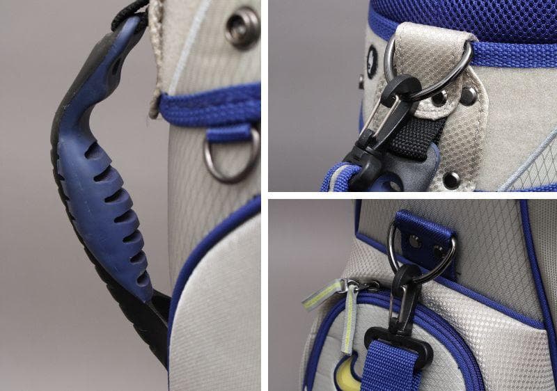 未使用に近い/NIKEナイキ/キャディバッグ/9型/カート/シルバー/美品