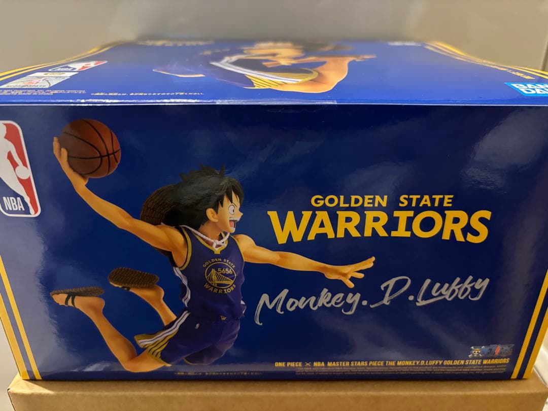 NBAウォリアーズ ルフィ フィギュア ワンピースベースショップ
