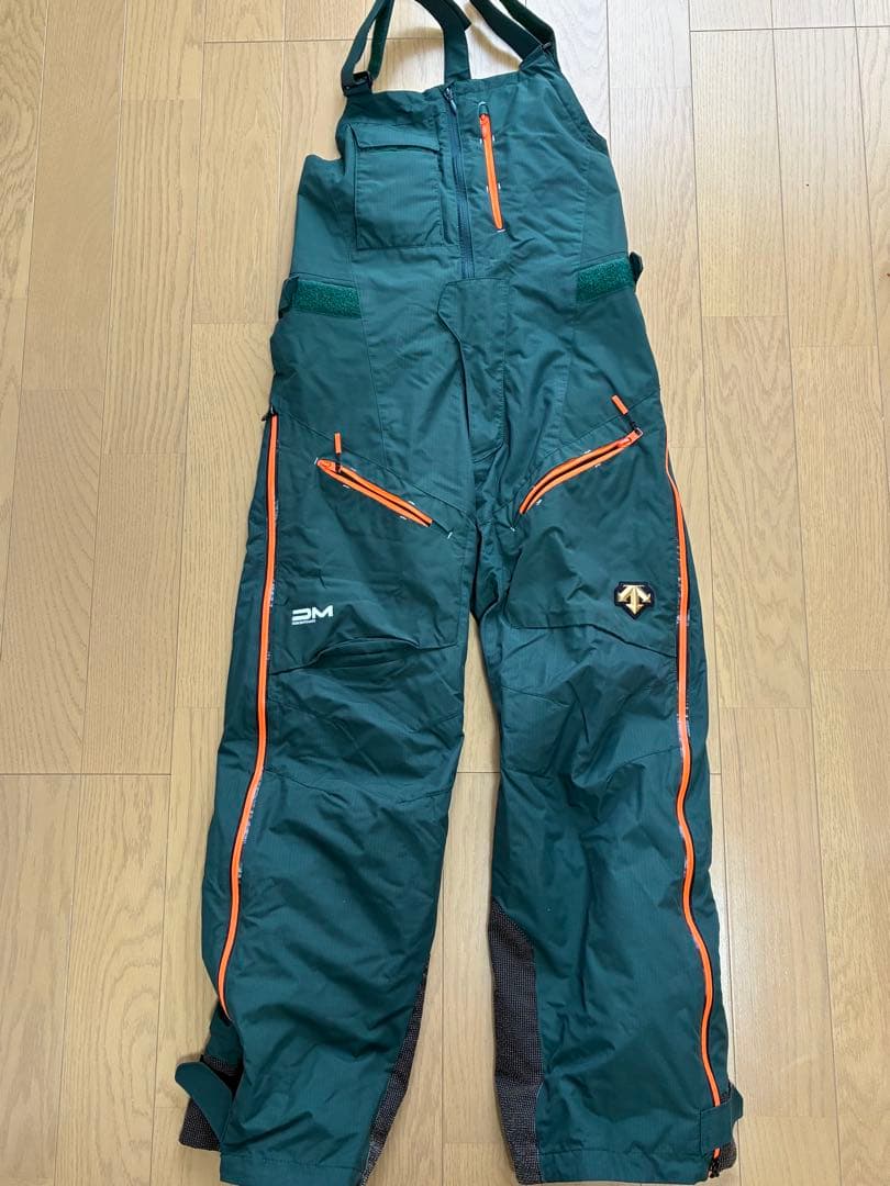 デサントDM スキーウェア オレンジ/ホワイト