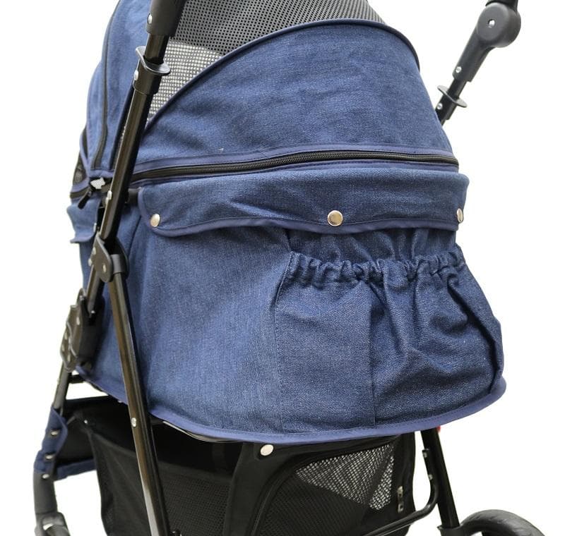在庫調整の為大特価！ココハート ４輪ペットカート/甘えん坊バギーBIG デニム