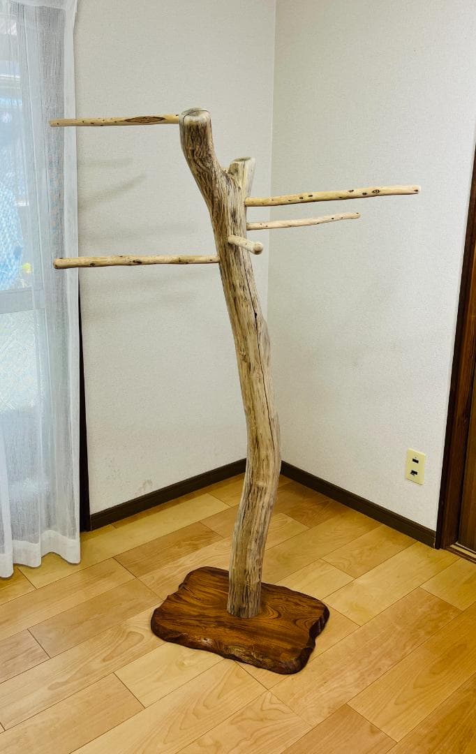 【中型鳥さん用】眺めのいい♬バードスタンド＆桜の木バードアスレチック