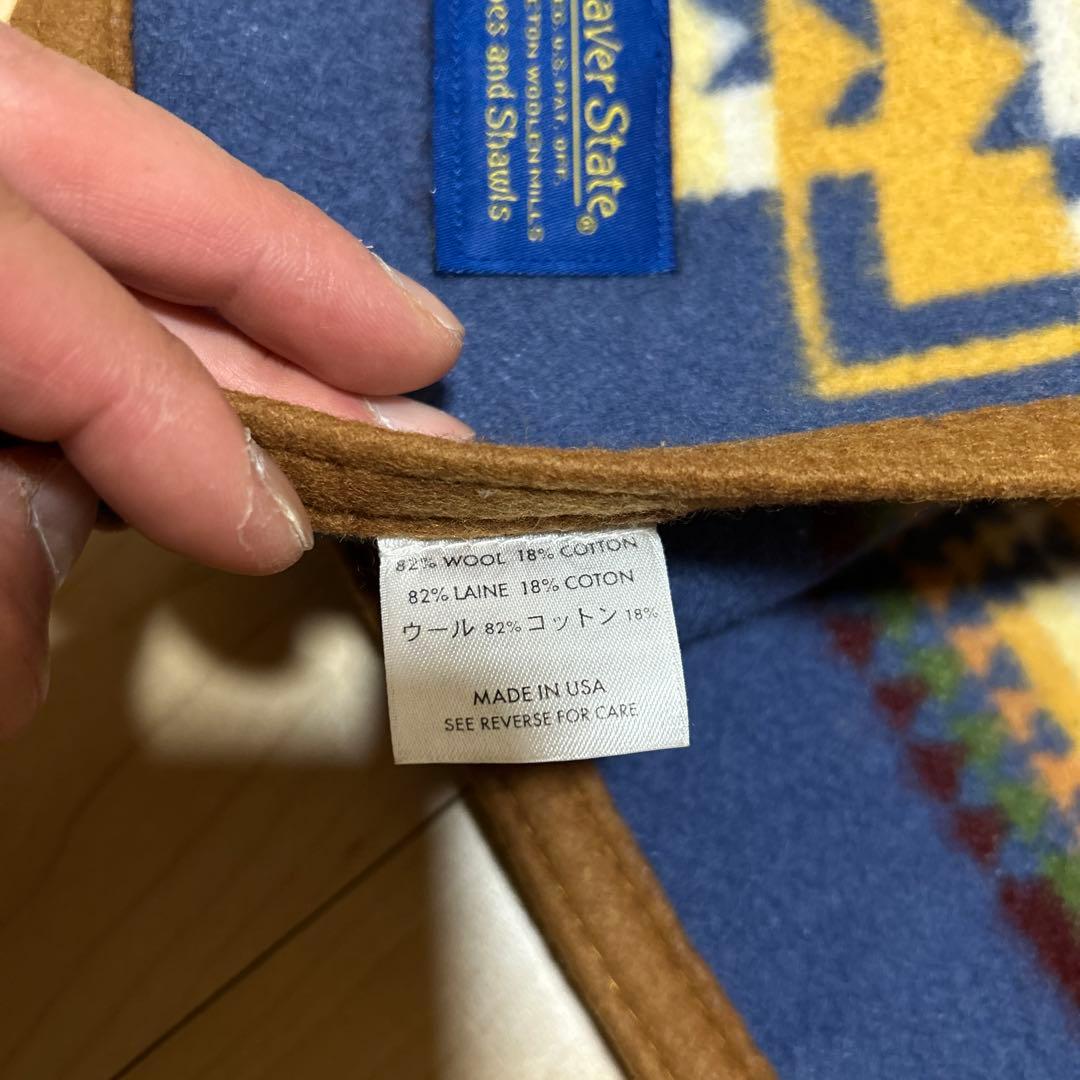 【ペンドルトン】USA製ウールブランケット美品