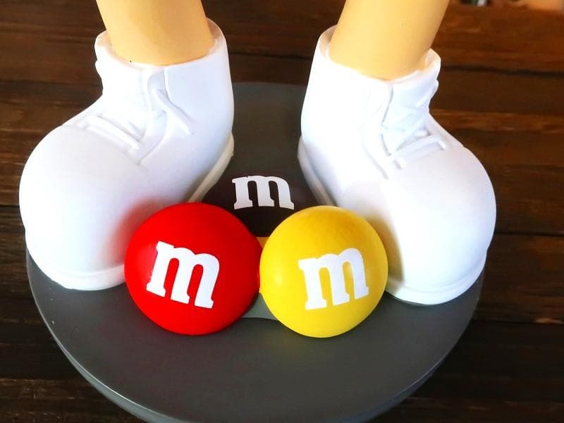 爆レア★m&m's エムアンドエムズ レッドくん トレイ付 店頭ディスプレイ