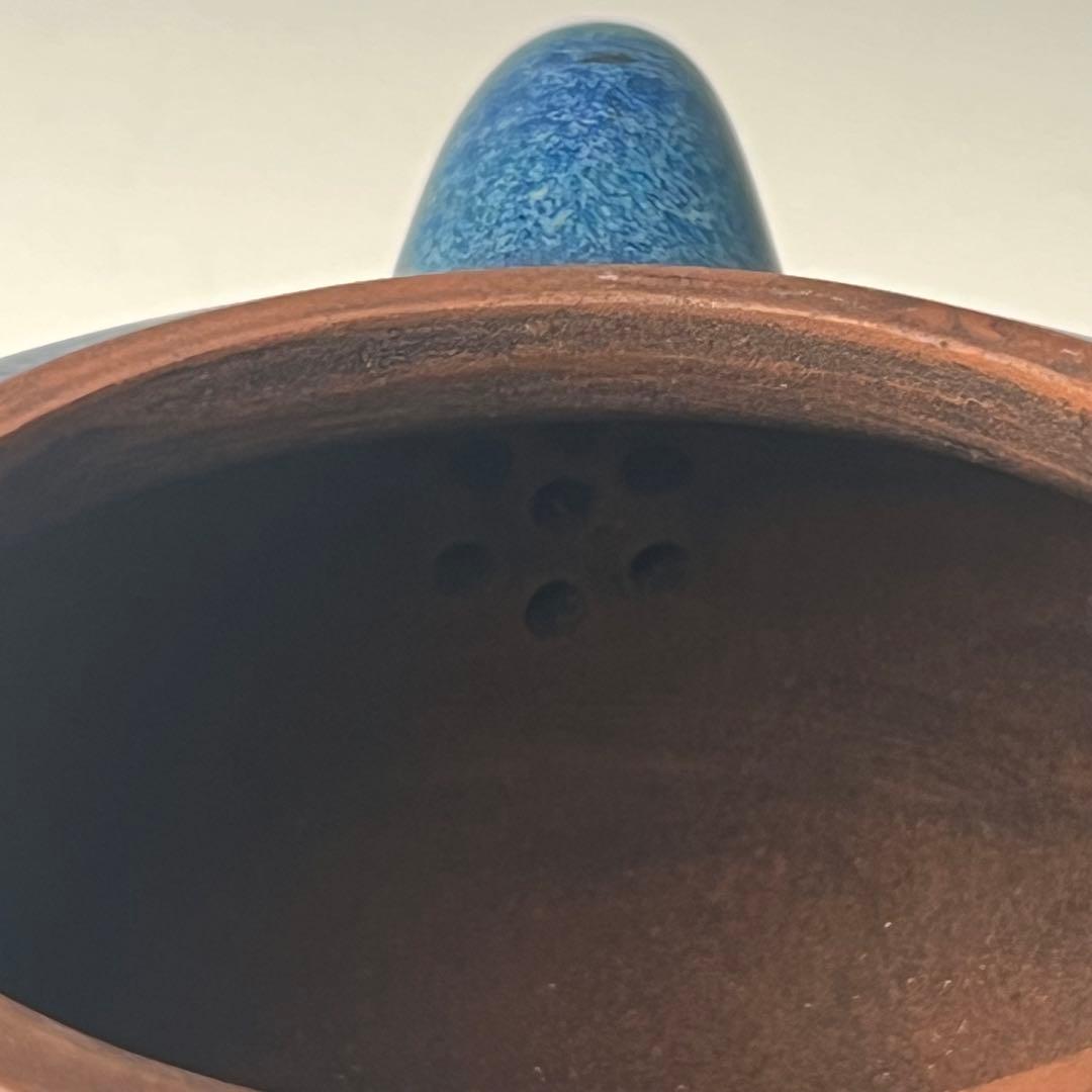 優美 唐物 海鼠釉水注 葛明祥製 款 中国美術 古玩 煎茶道具 急須