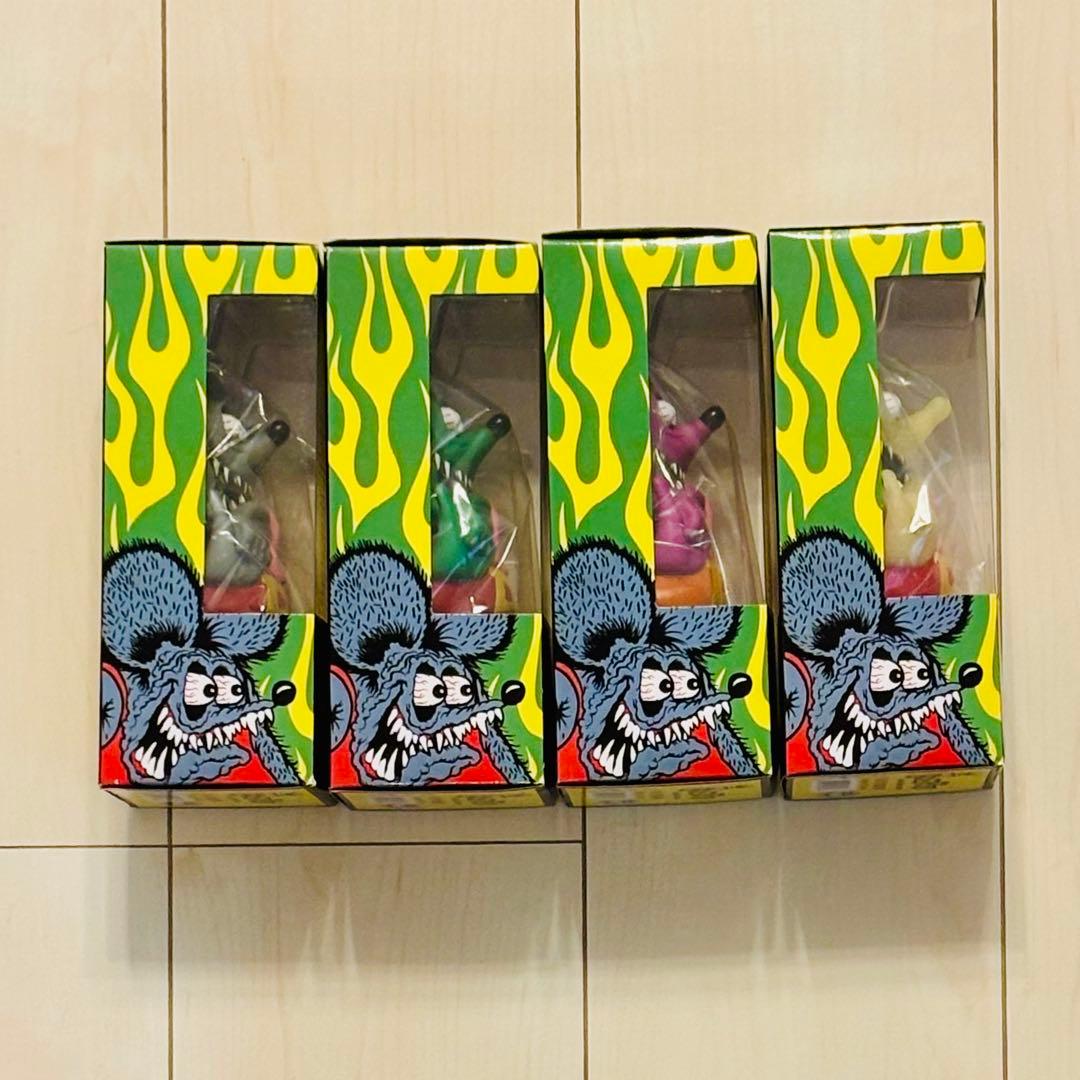 Rat Fink Wacky Wobbler フィギュア 4体セット