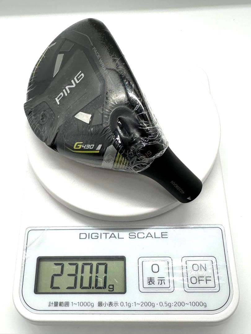新品／PINGピン｜G430ハイブリッド3番UT19度｜ヘッドのみヘッドカバー付