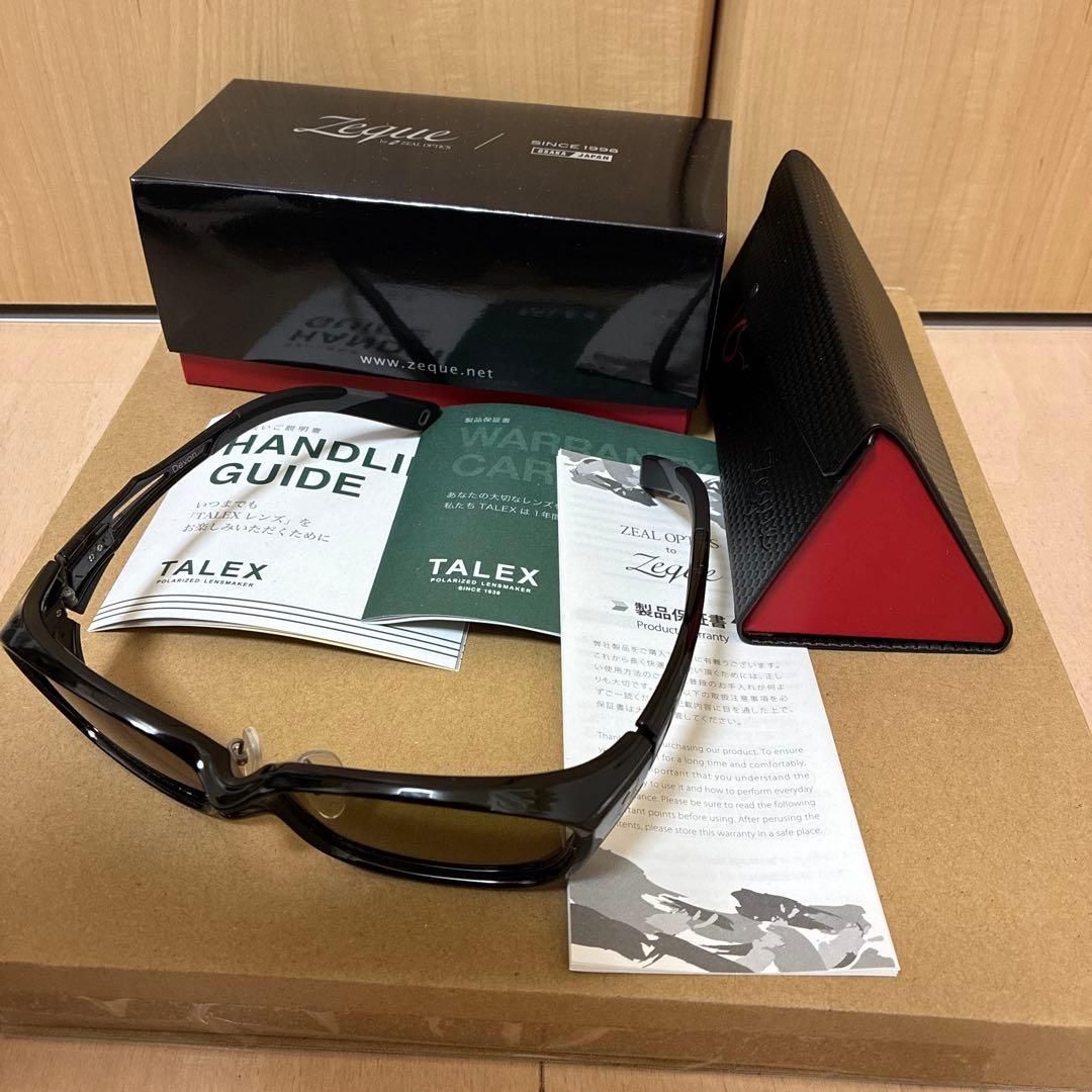 ゼクー　デボン サングラス クリアブラック