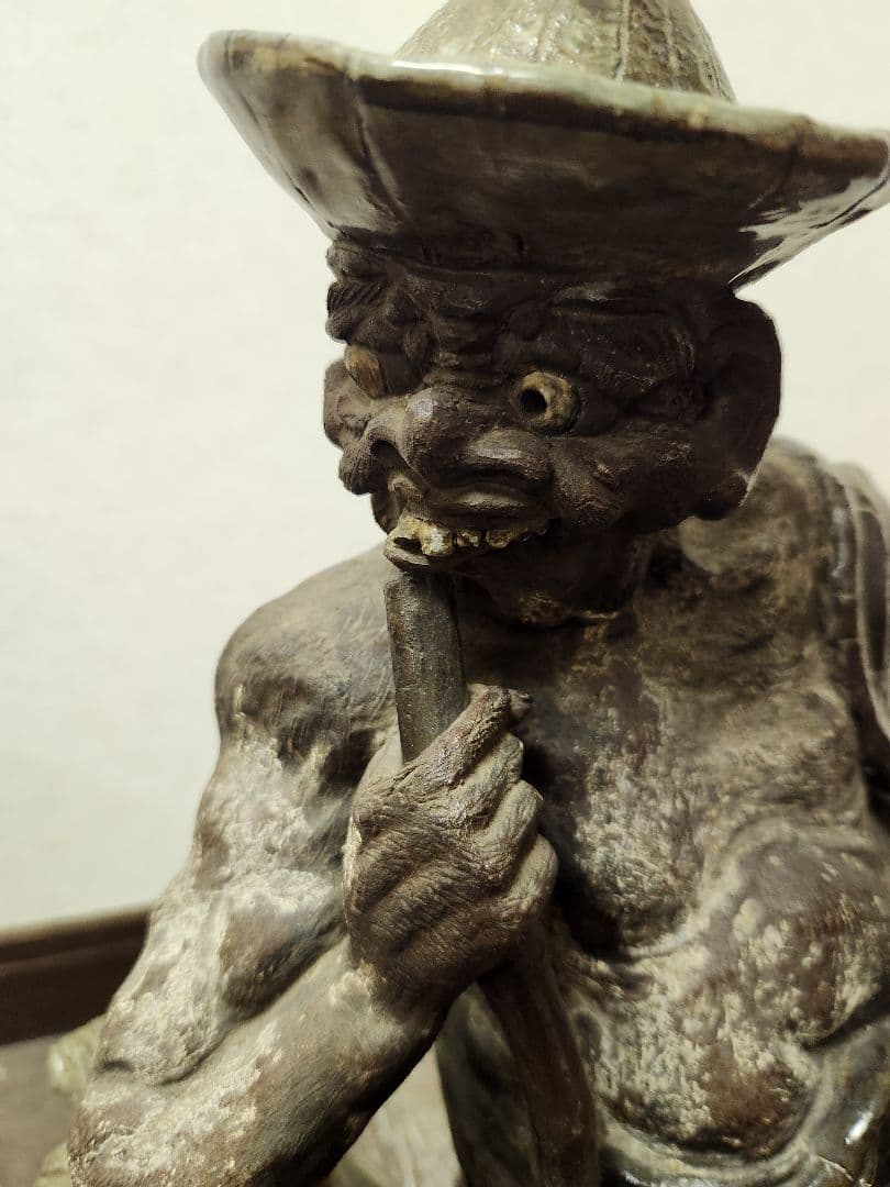 レア品唐津焼中野陶痴窯　韓信の股くぐり