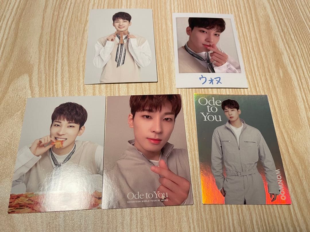 SEVENTEEN ODE TO YOU WONWOO サイン入りトレカ