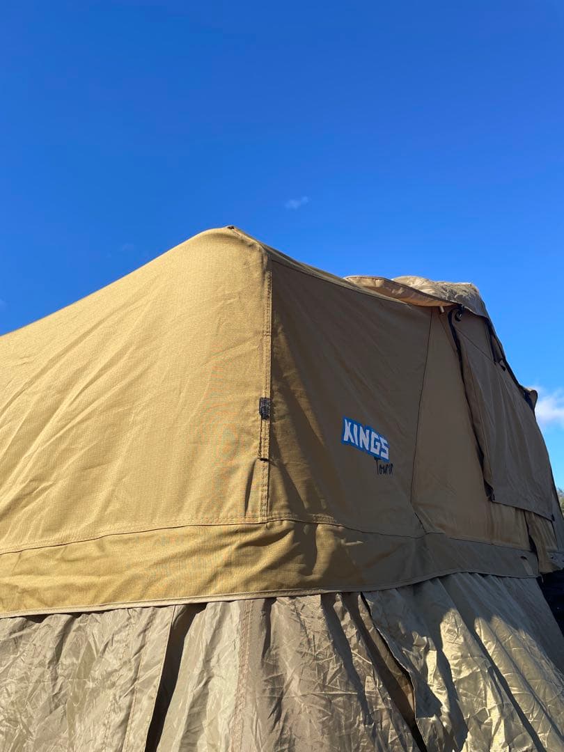 アドベンチャーキングスルーフトップテント　車両用テント カーキ