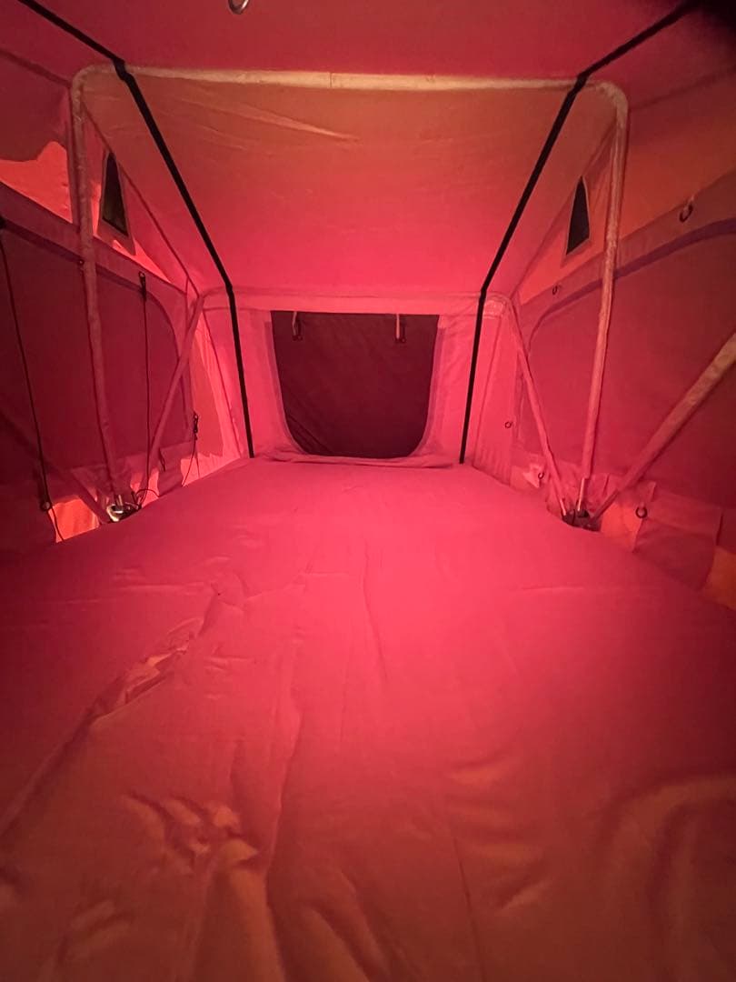 アドベンチャーキングスルーフトップテント　車両用テント カーキ