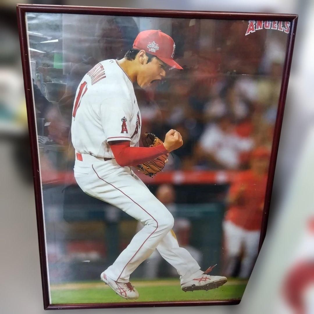 大谷翔平 エンゼルス フレーム付き写真