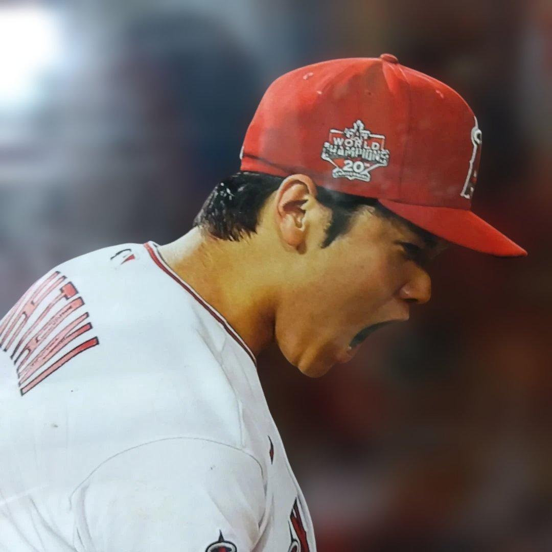 大谷翔平 エンゼルス フレーム付き写真