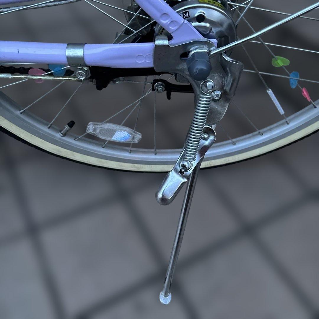 子供用自転車 24インチラベンダー色 6段変速