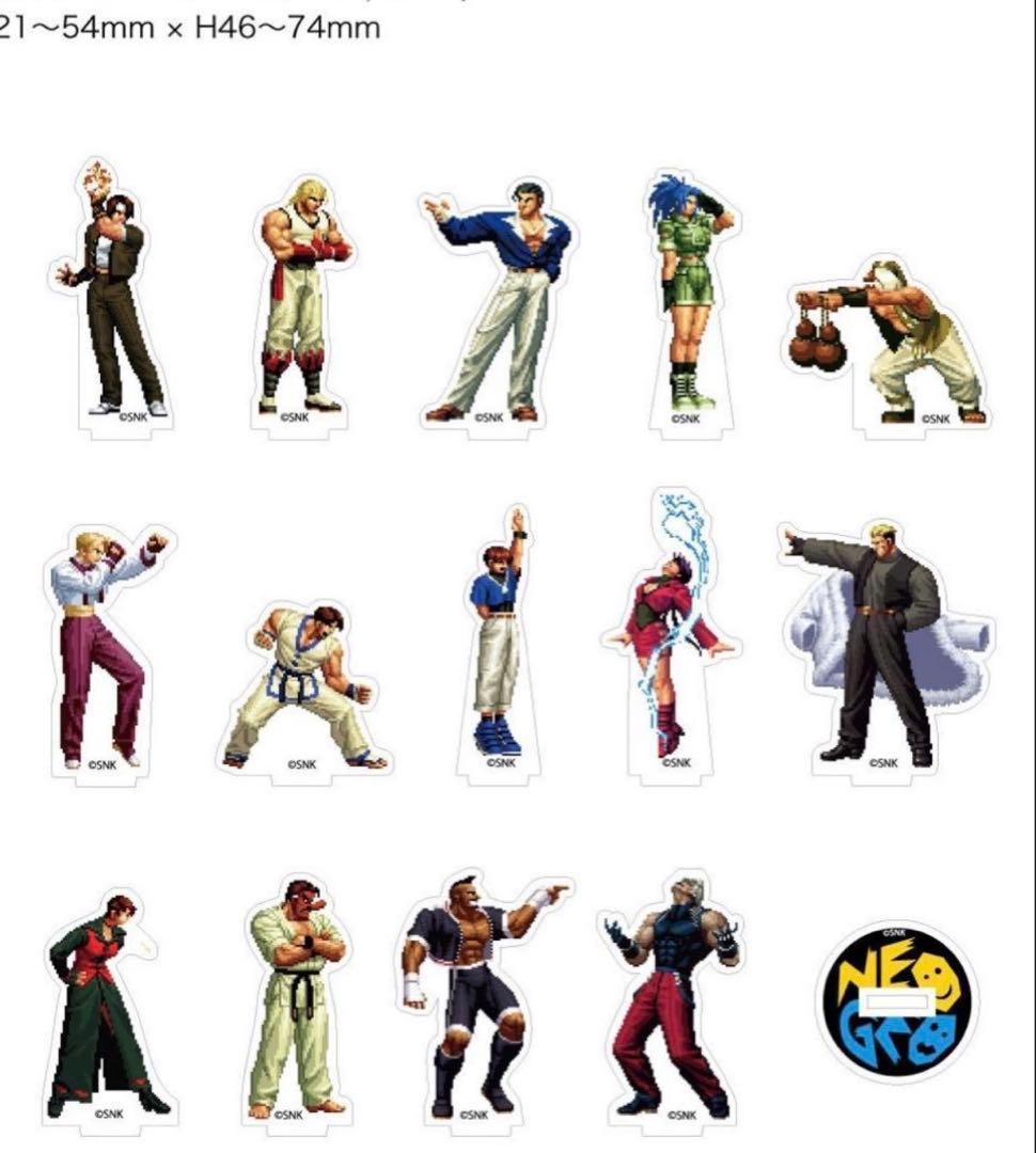 ザ キングオブファイターズ KOF 98 ピクセル アクリルスタンド Aセット