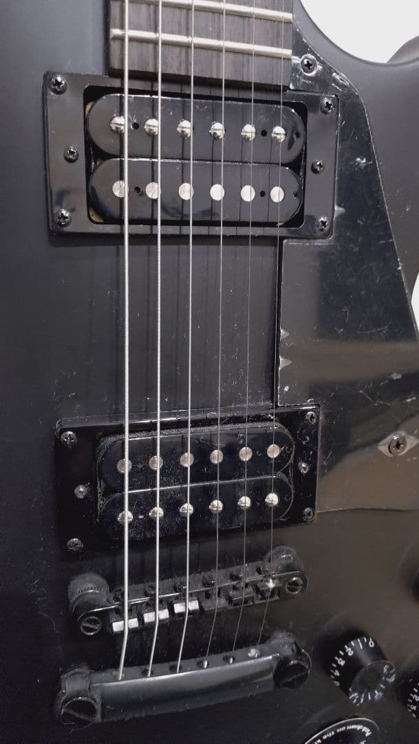 エピフォン　ギター　Goth Les Paul