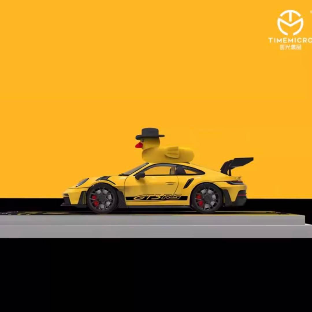ポルシェ992 GT3RS 1/64ミニカー イエローPORSCHE