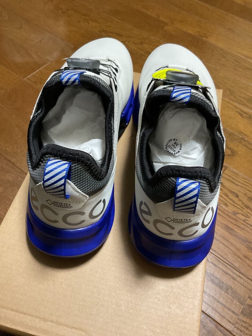 eccoゴルフシューズ バイオム C4 ボア EU40 ホワイト/ブルー