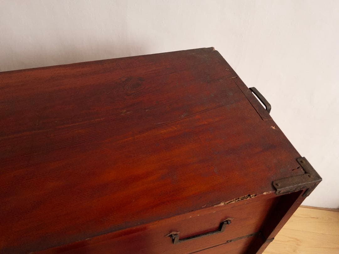 和箪笥　4段　古道具　古家具　和家具　ビンテージ　アンティーク　レトロ