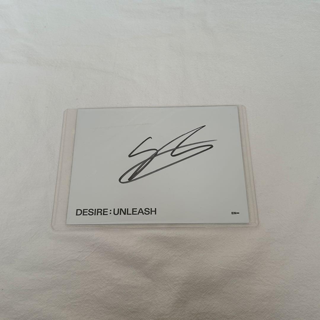 ENHYPEN ソンフン BadDesire 直筆サイン