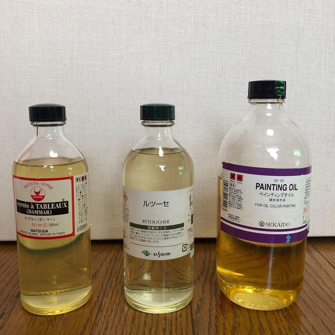 名村油彩筆25本ラファエル・レンブラント・刷毛【34本セット】オイル3本セット