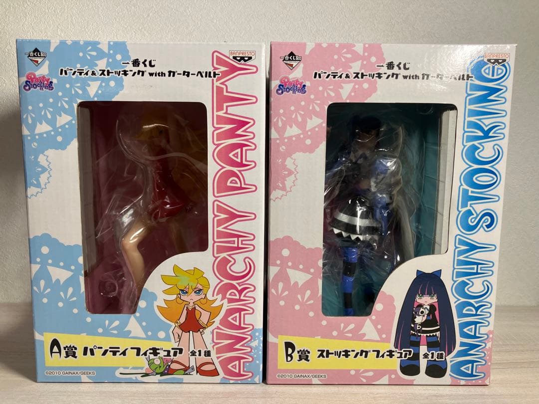 パンティ&ストッキングwithガーターベルト 一番くじ A賞、B賞