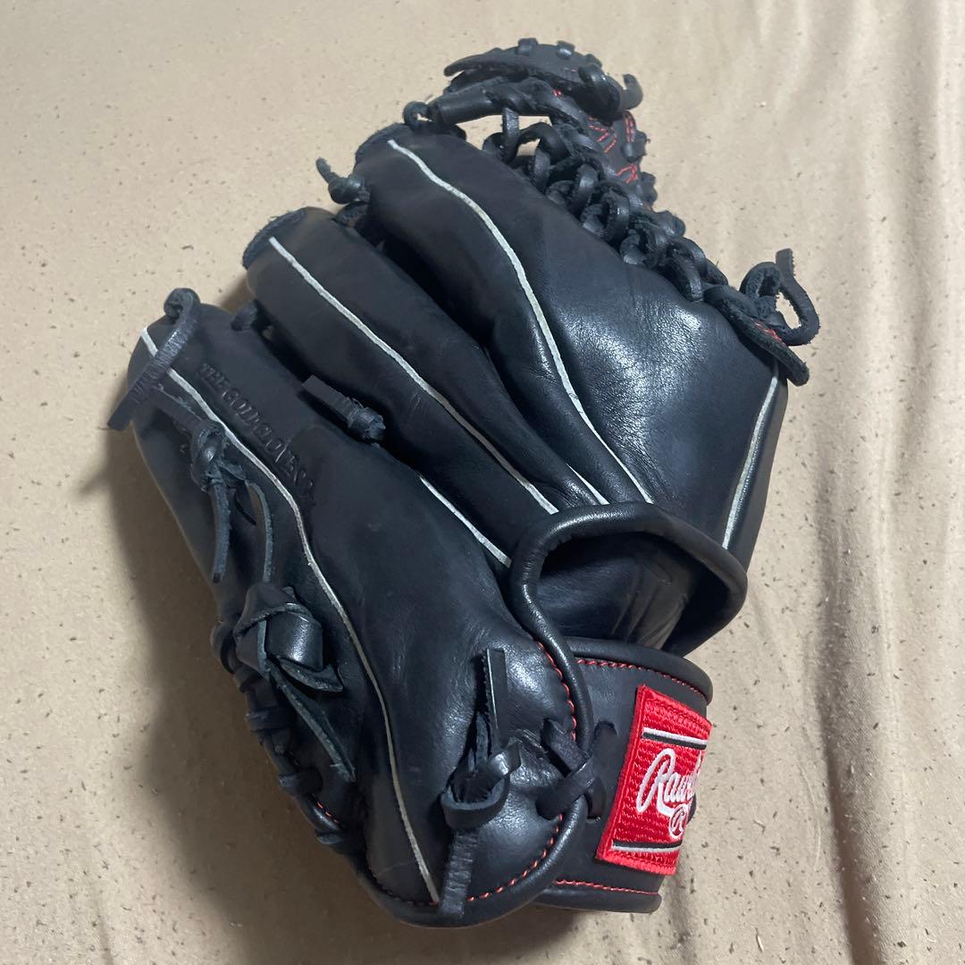 Rawlings 黒 軟式グローブ　両利き用