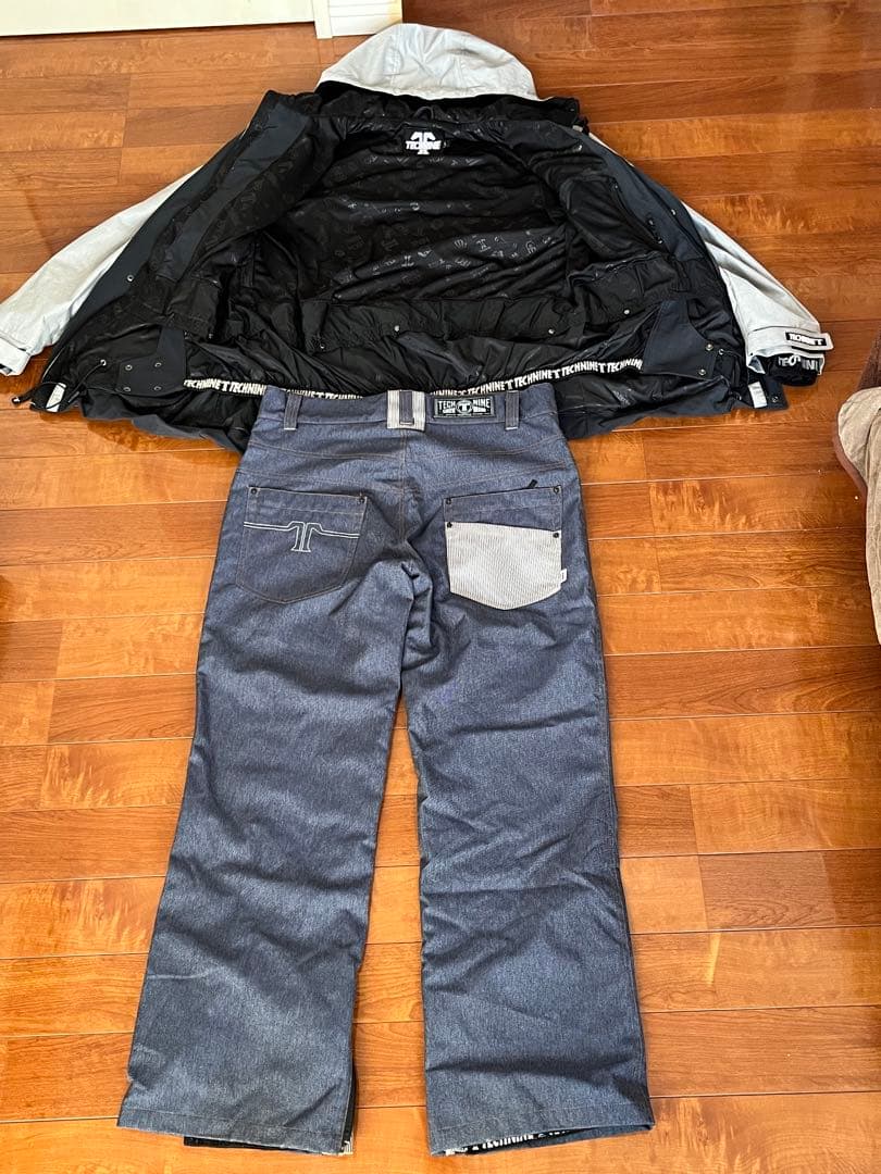 スノーボードウェアTECH NINE スノーボードウェア ブラック/グレー
