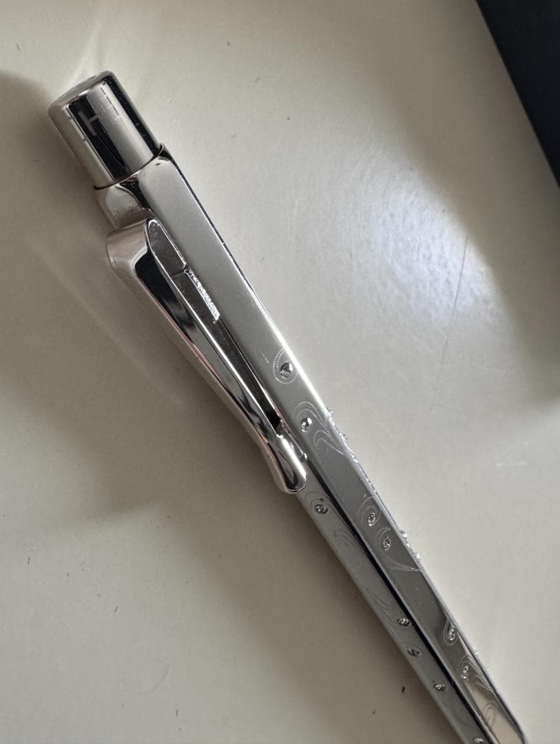 希少　カランダッシュ エクリドール スワロフスキー ボールペン