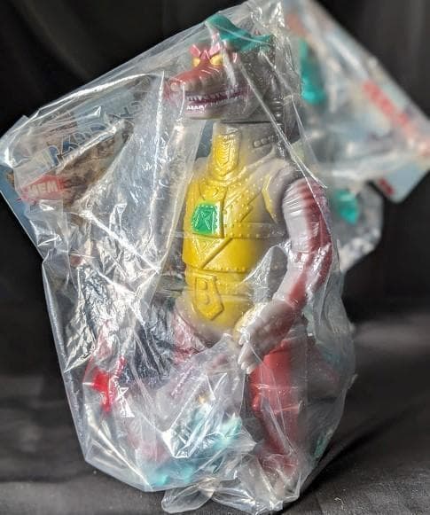 メカゴジラ２＆チタノザウルス（ブルマァク復刻×Ｍ１号）ソフビフィギュア２体セット