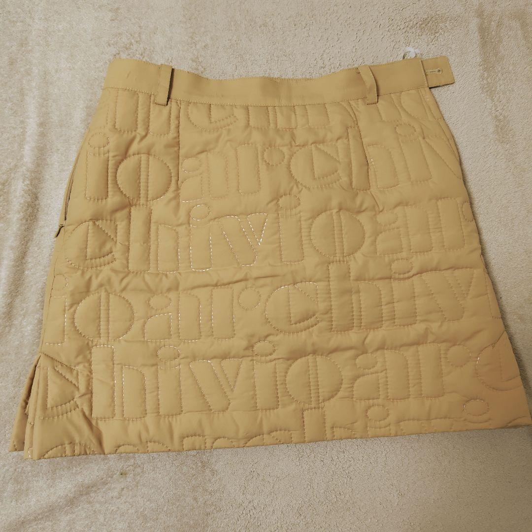 archivio ロゴキルト中綿スカート　ベージュ　38　2025秋冬
