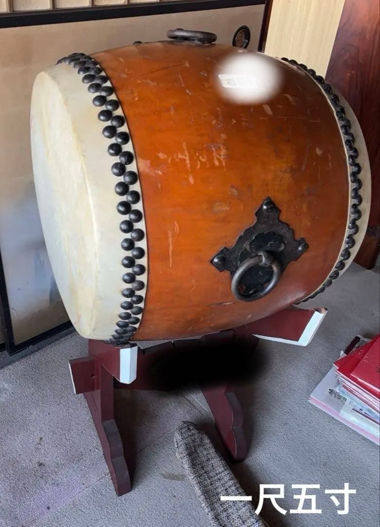 長胴太鼓　直径約46cm 中古　太鼓のみ