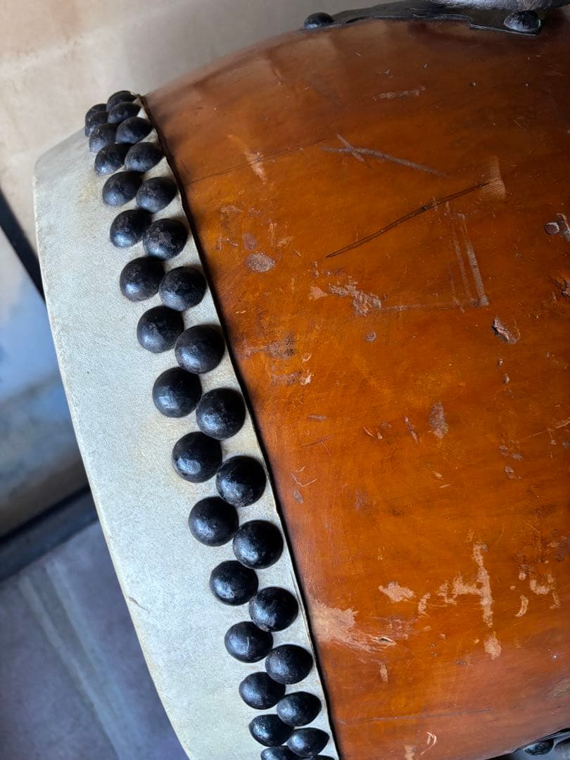 長胴太鼓　直径約46cm 中古　太鼓のみ