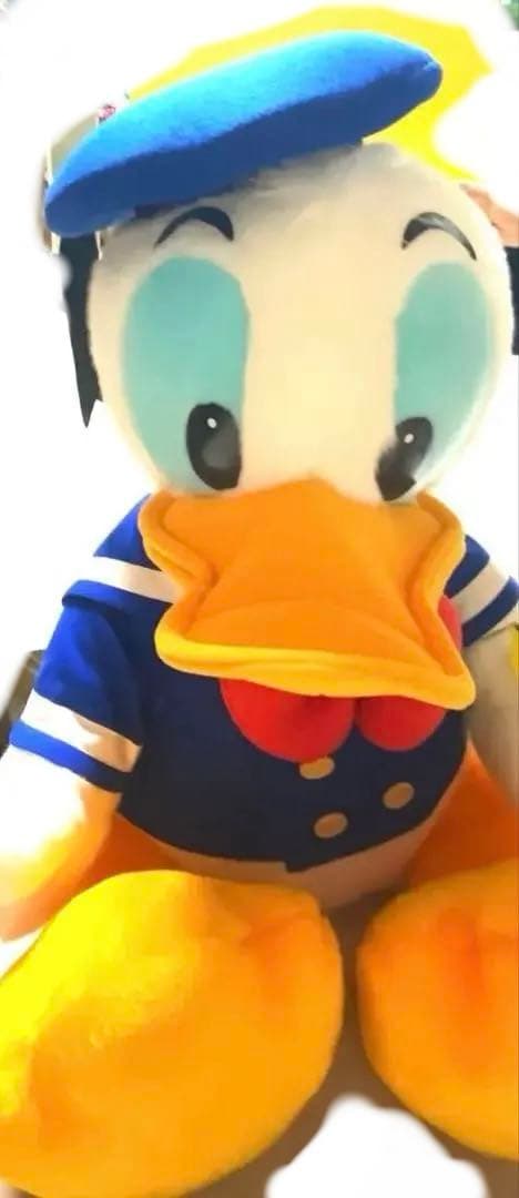 ディズニー　ドナルドダック　タグ付き　約６５センチBIGぬいぐるみ❣️ 送料込み❣️