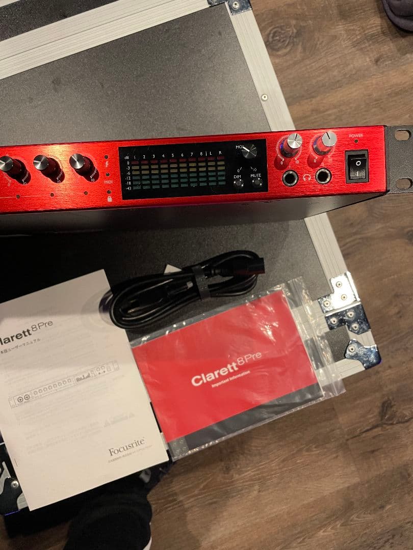 Focusrite Clarett 8Pre オーディオインターフェイス